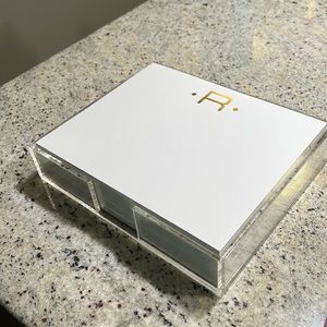 Premium Gold Foil 8.5"x7" letter “R” notepad from Black Ink